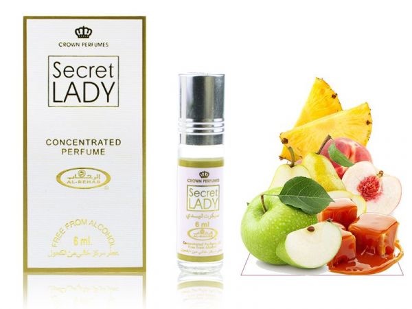 Al Rehab oil perfume Secret Lady, 6 ml (Women) wholesale